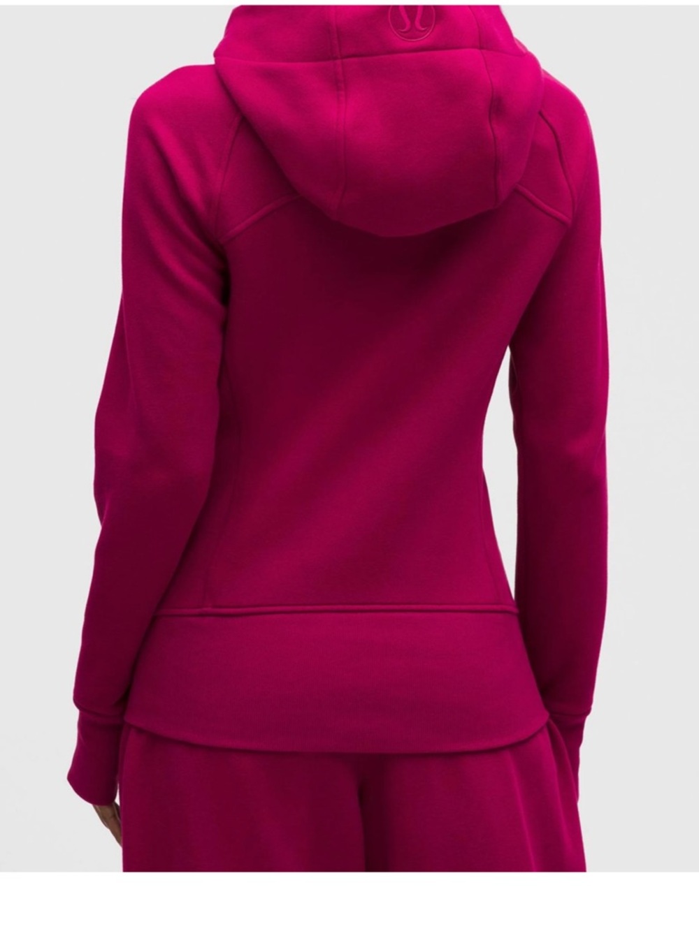 NWT Lululemon Scuba Hoodie Full Zip Berry Rumble / Gold – Size 8 - Picture 2 of 9